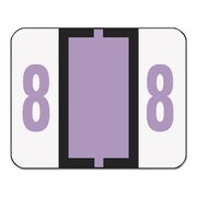SMEAD Labels, Color Coded, Number 8, Lavender, 500/Roll 67378